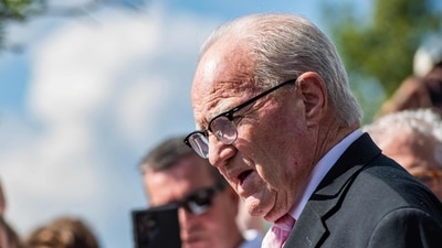 Defense attorney Kevin Reddington has renewed his push for a not-guilty verdict in the Lindsay Clancy case after jurors failed to reach a unanimous verdict. (Photo by JOSEPH PREZIOSO / AFP) (AFP)
