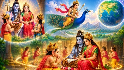గణేశుడి తెలివితేటలకు నిదర్శనం ఈ కథ.. తల్లిదండ్రుల ప్రాధాన్యత ఇదే! (AI)