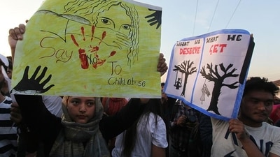 When the treatment failed to bring relief to the child, the parents took her for another consultation, where marks around the child's private parts were revealed, raising the suspicion of sexual abuse. (AFP/Representative image) When the treatment failed to bring relief to the child, the parents took her for another consultation, where marks around the child's private parts were revealed, raising the suspicion of sexual abuse. (AFP/Representative image)