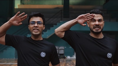 Vibe trailer: Sparsh Shrivastava and Kunal Kemmu in a still from the film. Vibe trailer: Sparsh Shrivastava and Kunal Kemmu in a still from the film.