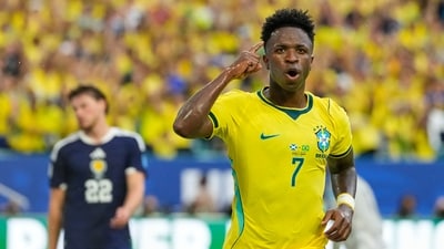 Vinicius Junior had a good World Cup recently. (AP Photo/Rebecca Blackwell) Vinicius Junior had a good World Cup recently. (AP Photo/Rebecca Blackwell)