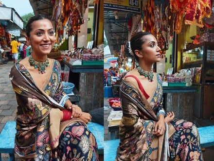‘ঘুণ গাঁও’ মুক্তির আগে কালীঘাটে অনিন্দিতা