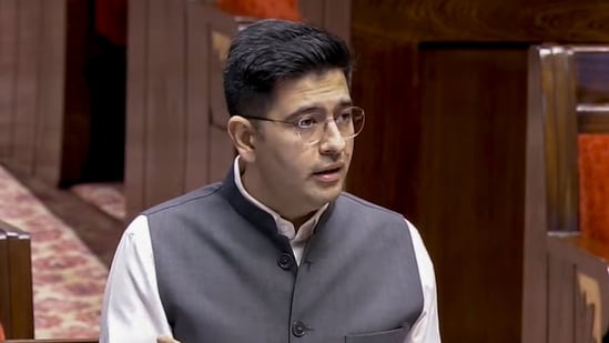 Raghav Chadha on Thursday took a "heartbroken lover" swipe at the Aam Aadmi Party (AAP). 