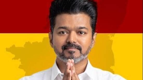 The TVK which won the April 23 Assembly polls with 108 of the 234 Assembly polls in Tamil Nadu. (@TVKVijayHQ)