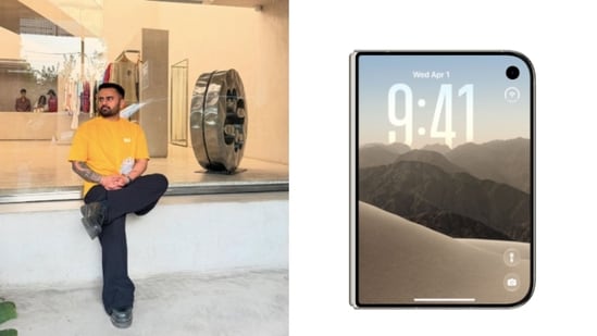 In the video, Sabharwal appeared surprised while checking the price of the new iPhone.