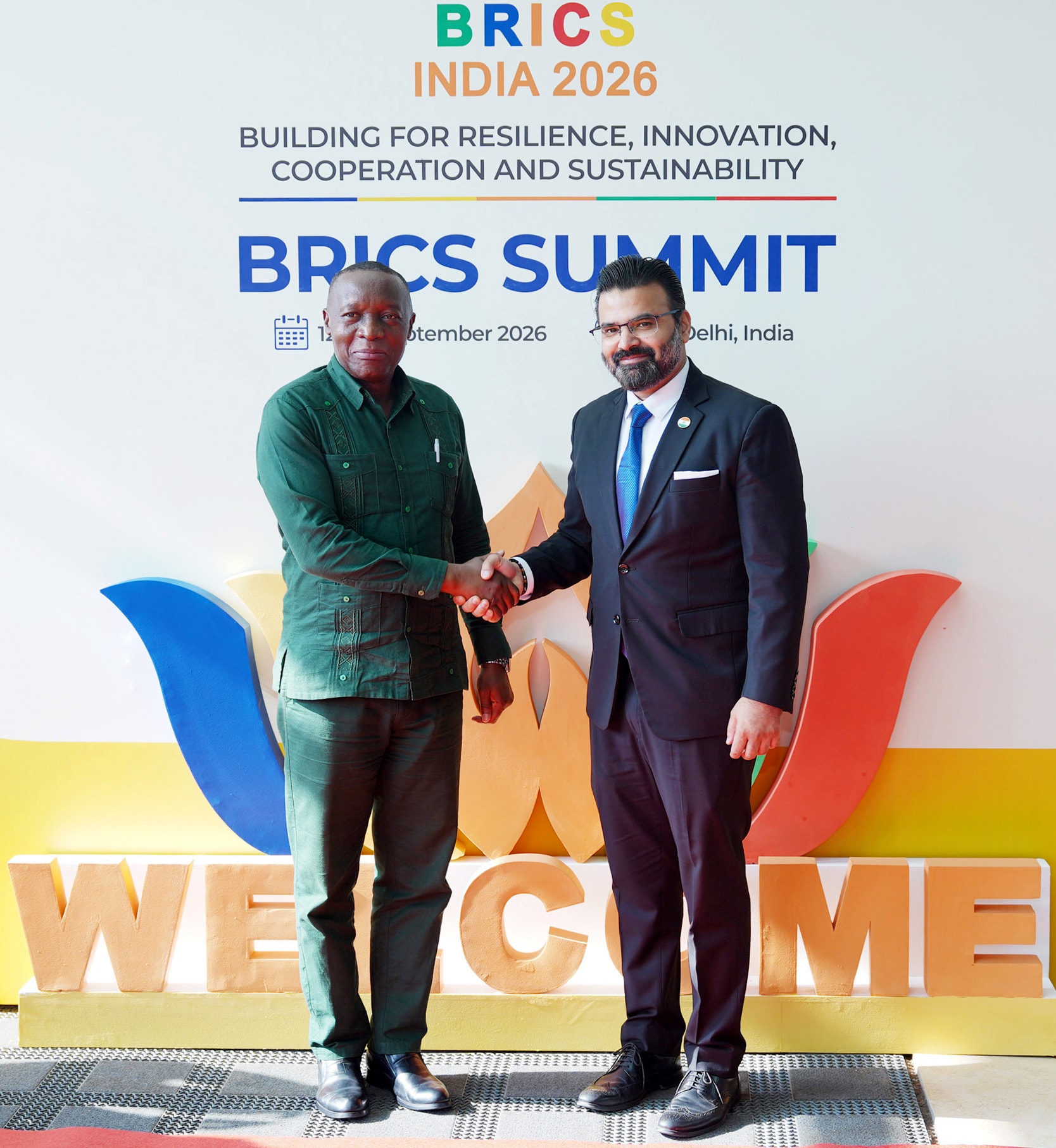 Minister of Foreign Affairs of Burundi, Edouard Bizimana arrives to participate in the 18th BRICS Summit hosted by India at Terminal 3, Indira Gandhi International Airport, in New Delhi. (PIB Photo Gallery/ ANI Photo) Minister of Foreign Affairs of Burundi, Edouard Bizimana arrives to participate in the 18th BRICS Summit hosted by India at Terminal 3, Indira Gandhi International Airport, in New Delhi. (PIB Photo Gallery/ ANI Photo)