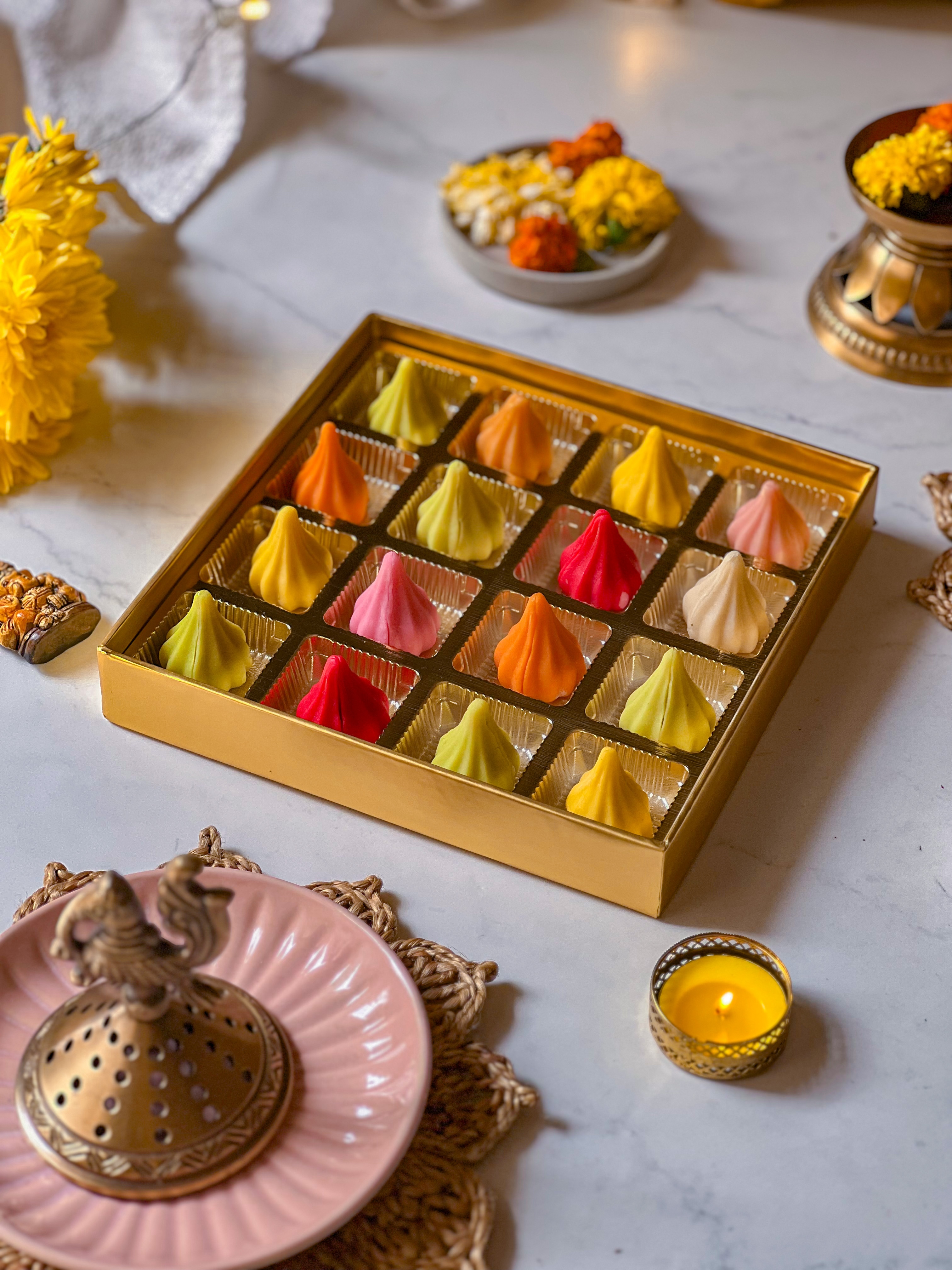 Tourjours' Marzipan Modaks Tourjours' Marzipan Modaks