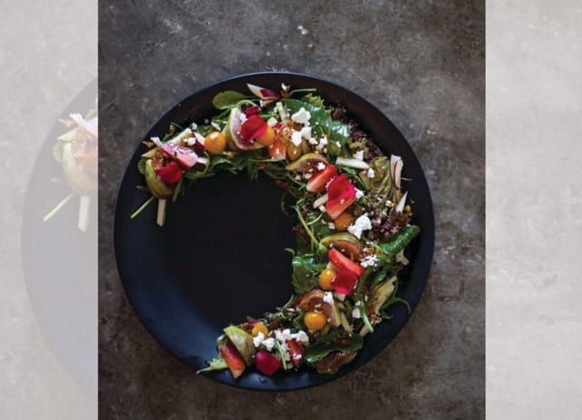 Fig & Maple’s signature salad is on the menu all year round, but its ingredients change with the seasons. Fig & Maple’s signature salad is on the menu all year round, but its ingredients change with the seasons.