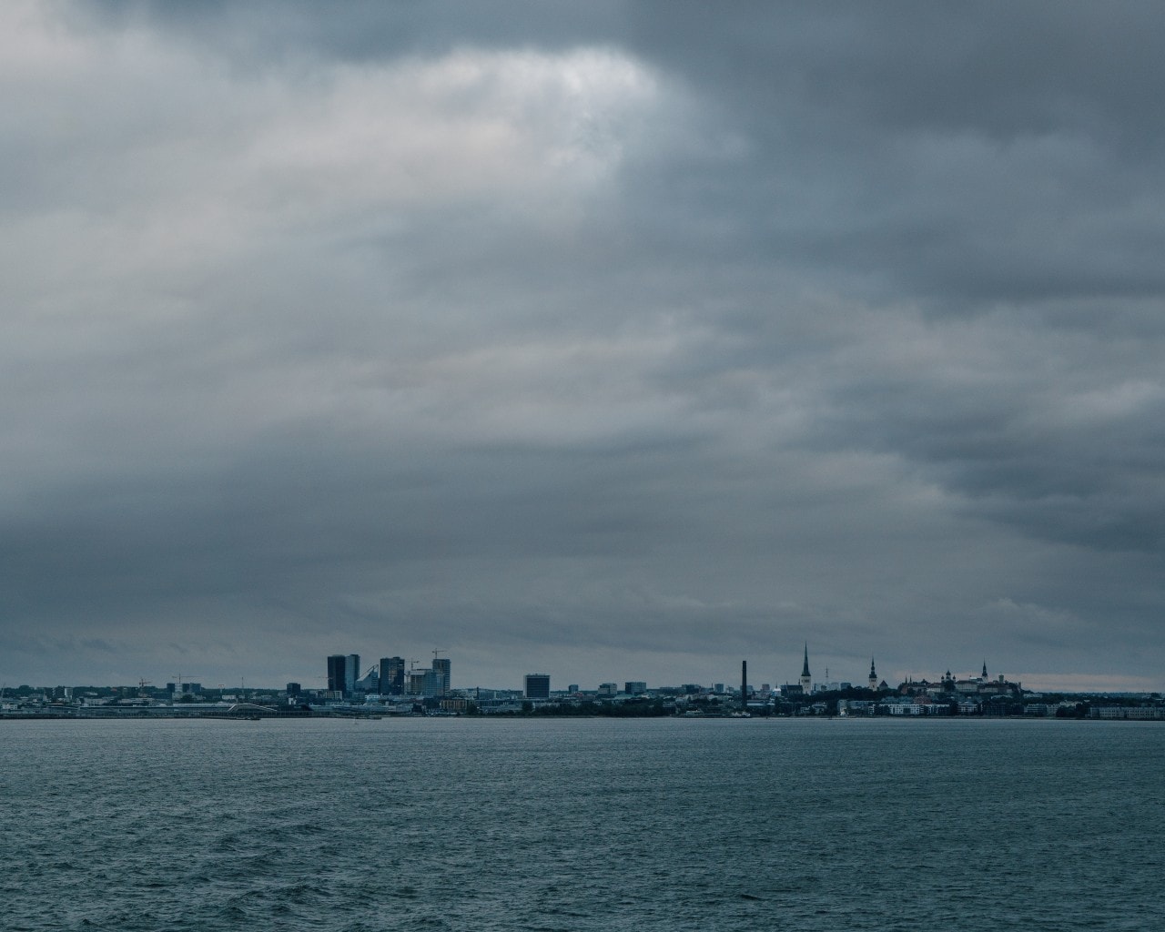 The skyline in Tallinn, Estonia's capital. The skyline in Tallinn, Estonia's capital.