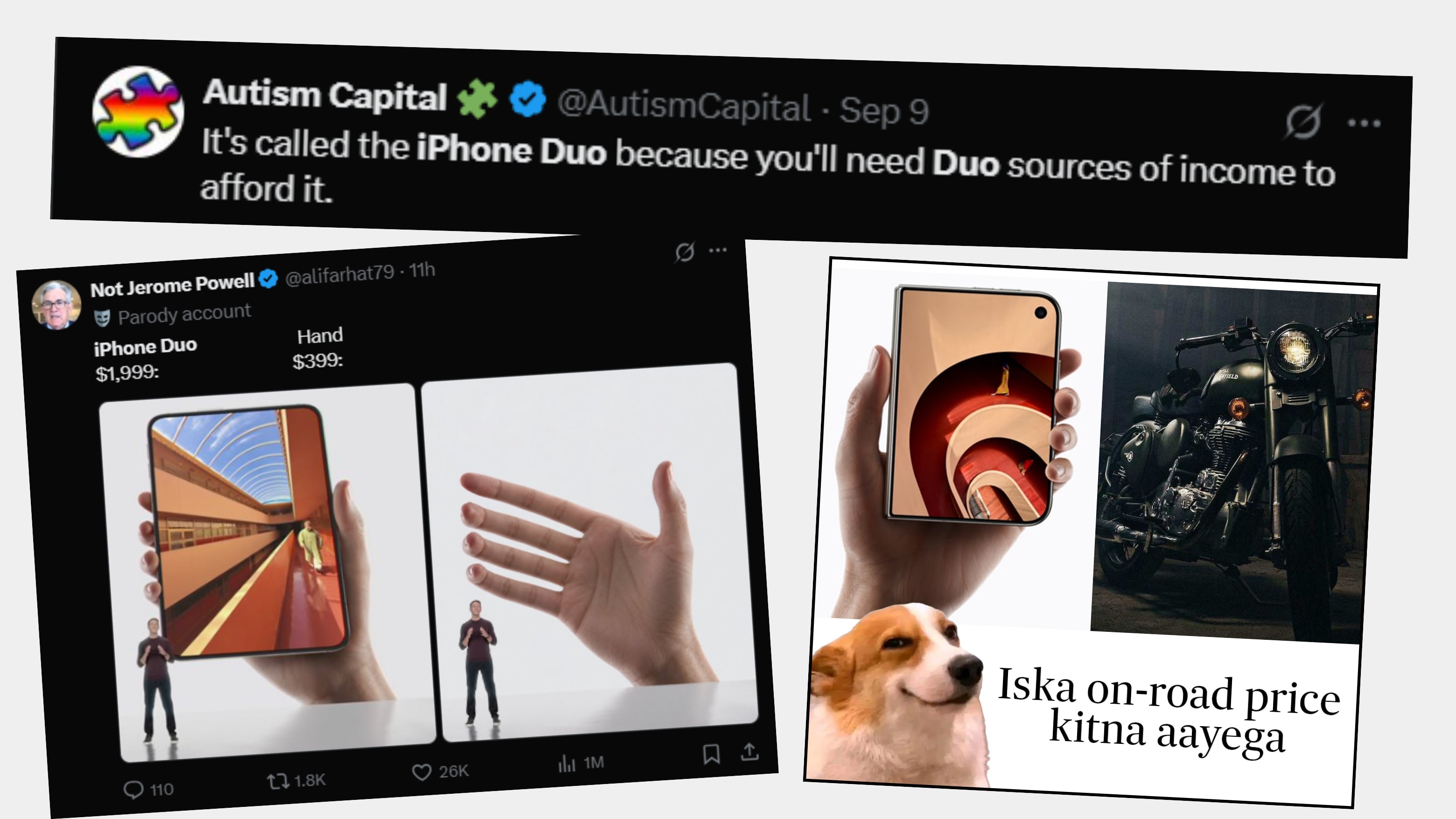 iPhone Duo memes are not stopping anytime soon iPhone Duo memes are not stopping anytime soon