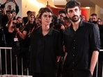 Directors Yuval Abraham and Rachel Szor pose during arrivals for the screening of the documentary Naza in competition, at the 83rd Venice International Film Festival in Venice, Italy, September 10. REUTERS/Yara Nardi