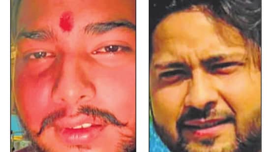 Sonu Kumar (left) and pillion rider Sunny (HT Print)