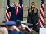 Trump addressed Melania's absence in Ireland, attributing it to the long flight(Bloomberg)