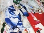 We really do contain multitudes. (Above) The Poet, or Half Past Three by Marc Chagall; 1911.