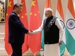  Indian Prime Minister Narendra Modi and Chinese President Xi Jinping hold a bilateral meeting on the sidelines of the BRICS Summit in New Delhi, India.