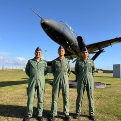 The three Indian QFIs have joined RAF Valley, a key training base for the Royal Air Force, where they will instruct RAF pilots.
