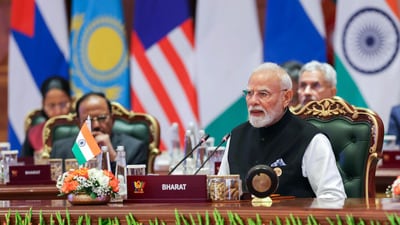 ব্রিকসের মঞ্চে ভারতের তিন মাস্টারমাইন্ড - প্রধানমন্ত্রী নরেন্দ্র মোদী, বিদেশমন্ত্রী এস জয়শংকর এবং জাতীয় নিরাপত্তা উপদেষ্টা অজিত ডোভাল। (ছবি সৌজন্যে এএনআই) ব্রিকসের মঞ্চে ভারতের তিন মাস্টারমাইন্ড - প্রধানমন্ত্রী নরেন্দ্র মোদী, বিদেশমন্ত্রী এস জয়শংকর এবং জাতীয় নিরাপত্তা উপদেষ্টা অজিত ডোভাল। (ছবি সৌজন্যে এএনআই)