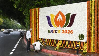 The Brics Summit is being held at Bharat Mandapam on September 12 and 13. (Sanjeev Verma/HT Photo) The Brics Summit is being held at Bharat Mandapam on September 12 and 13. (Sanjeev Verma/HT Photo)