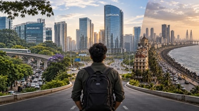 A man reflected on his first year in Gurgaon, sharing what he liked, what he struggled with and what he still missed. (Representational image generated using AI)