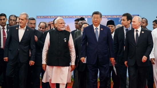 The BRICS nations “recalled” their respective national positions on the war. (AP)