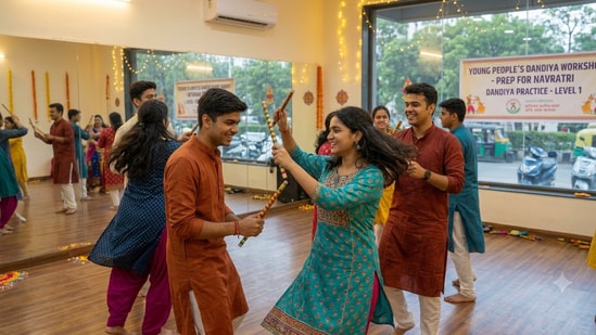 Delhiites, it's time to enrol in garba-dandiya classes ahead of Navratri festivities.