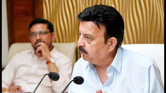 Singh ordered encroachments removed before Dhankot main road work and action to shift ready-mix concrete plants outside municipal limits. (@RaoNarbir/X)
