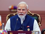 Prime Minister Narendra Modi during the BRICS Session on ‘Resilience, Innovation, Cooperation and Sustainability: Shaping the Future for Inclusive Global Growth’ at Bharat Mandapam on Day 2 of the BRICS Summit 2026.
(ANI)