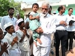 As part of Maharashtra school education department’s statewide “Chala Shalet Jauya” (Let’s go to school) campaign, school education minister Dada Bhuse visited schools in Gadchiroli and Nagpur (HT)