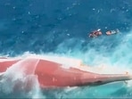 Of the 243 people on board, 213 were passengers and 30 were crew members. So far, 107 people have been rescued.(BASARNAS via AP)