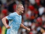 Erling Haaland fired 10-man Manchester City to a memorable 1-0 victory(Action Images via Reuters)