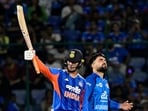 After the departure of Samson, Abhishek Sharma and Ishan Kishan formed a partnership of 121 runs off just 53 deliveries taking the game awya from Afghanistan.