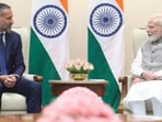 Prime Minister Narendra Modi and His Highness Prince Rahim Aga Khan V