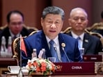 **EDS: THIRD PARTY IMAGE** In this image posted on Sept. 12, 2026, Chinese President Xi Jinping during the BRICS Summit 2026 session on 'Inclusive Global Governance and Strengthening Multilateralism', at Bharat Mandapam, in New Delhi. (@SpoxCHN_MaoNing/X via PTI Photo)(PTI09_12_2026_000556B)