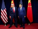 File photo: US President Donald Trump with Chinese President Xi Jinping