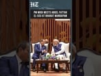 WATCH: Modi, El-Sisi Meet on Sidelines of BRICS Summit at Bharat Mandapam