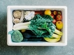 Refrigerators have a separate drawer for fresh produce. 