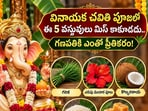 వినాయక చవితి పూజలో ఈ 5 వస్తువులు మిస్ కాకూడదు.. గణపతికి ఎంతో ప్రీతికరం!(AI)