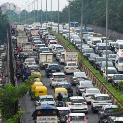 The traffic police urged commuters to check updates, plan their routes, use alternate roads and cooperate with personnel deployed on the ground,