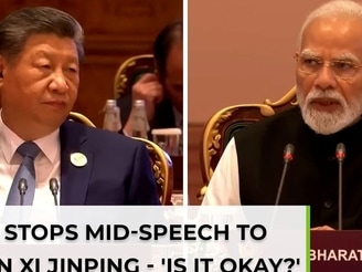 What happened to Xi Jinping? PM Modi suddenly stops speech to check on him