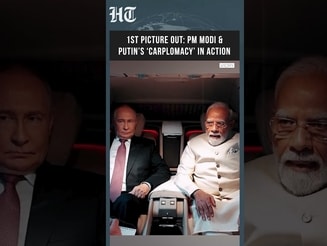 WATCH: Putin, Modi Get Diplomacy Rolling in Latest BRICS ‘Carplomacy’ | HT India