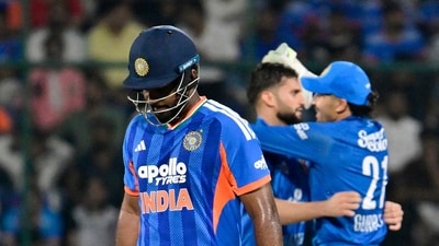 Sanju Samson lasted just eight balls in the first T20I against Afghanistan (Rahul Singh) Sanju Samson lasted just eight balls in the first T20I against Afghanistan (Rahul Singh)