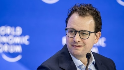 Anthropic CEO Dario Amodei called on artificial intelligence (AI) firms to slow down the development of the powerful technology, amid mounting worries over the risks of "superintelligent" computer systems. (AFP File) Anthropic CEO Dario Amodei called on artificial intelligence (AI) firms to slow down the development of the powerful technology, amid mounting worries over the risks of "superintelligent" computer systems. (AFP File)