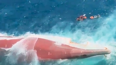 Of the 243 people on board, 213 were passengers and 30 were crew members. So far, 107 people have been rescued. (BASARNAS via AP)