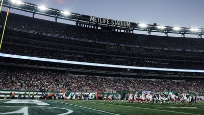 The Giants-Cowboys game at MetLife Stadium will feature a special halftime performance as part of the team’s 25th-anniversary 9/11 commemoration. (AP Photo/Adam Hunger) (AP Photo/Adam Hunger) The Giants-Cowboys game at MetLife Stadium will feature a special halftime performance as part of the team’s 25th-anniversary 9/11 commemoration. (AP Photo/Adam Hunger) (AP Photo/Adam Hunger)