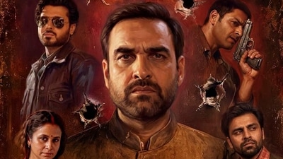 Mirzapur The Movie box office collection day 10 (updated live): Divyenndu, Rasika Dugal, Pankaj Tripathi, Ali Fazal and Jitendra Kumar in a still.