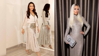 Celebrities are flaunting silver in stylish ways. (Instagram) Celebrities are flaunting silver in stylish ways. (Instagram)
