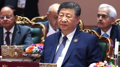 While addressing the main session of the Brics Summit on Saturday, Xi had proposed the “Brics Initiative on Artificial Intelligence Empowering New Industrialisation”. (AFP) While addressing the main session of the Brics Summit on Saturday, Xi had proposed the “Brics Initiative on Artificial Intelligence Empowering New Industrialisation”. (AFP)