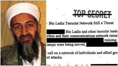 Osama Bin Laden’s India terror plan emerges in declassified CIA files. (HT file/CIA) Osama Bin Laden’s India terror plan emerges in declassified CIA files. (HT file/CIA)