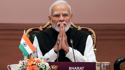 BRICS summit India 2026 LIVE: In this pool photograph distributed by the Russian state agency Sputnik, Prime Minister Narendra Modi attends the 18th BRICS Summit in New Delhi. (AFP)