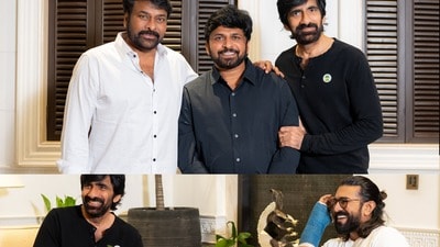ఇరుముడి టీమ్కు మెగా కంగ్రాచ్యులేషన్స్.. రవితేజతో చిరంజీవి, రామ్ చరణ్.. ఆ క్యామియో గురించి! (x/MythriOfficial) ఇరుముడి టీమ్కు మెగా కంగ్రాచ్యులేషన్స్.. రవితేజతో చిరంజీవి, రామ్ చరణ్.. ఆ క్యామియో గురించి! (x/MythriOfficial)